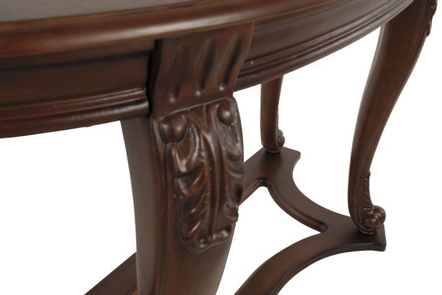 Signature Design by Ashley® Norcastle Dark Brown Sofa Table 4