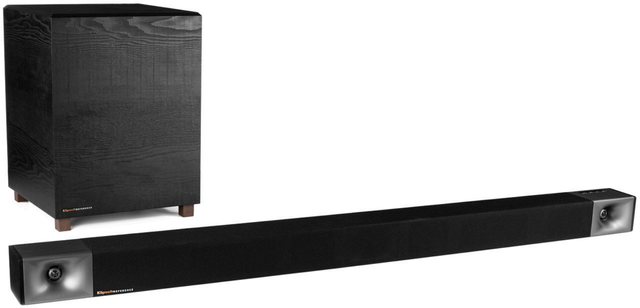 Klipsch® Bar 48 Black 3.1 Sound Bar with 8" Wireless Subwoofer
