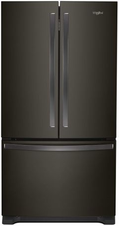 Whirlpool® 25.2 Cu. Ft. Fingerprint Resistant Black Stainless French Door Refrigerator-WRF535SWHV