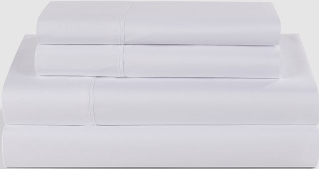 Bedgear White Basic King Sheet Set