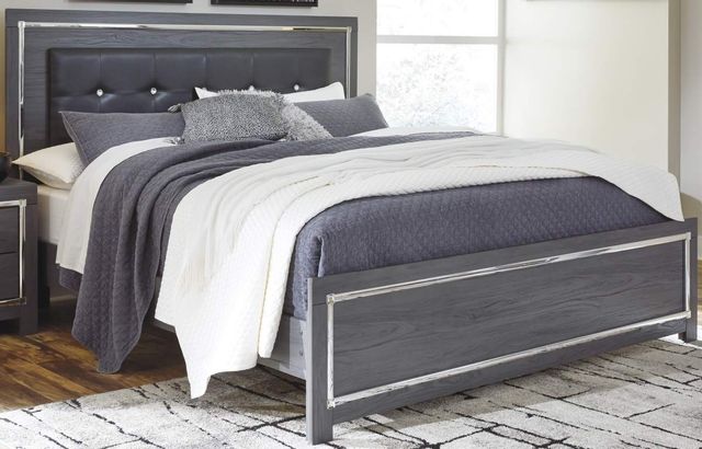 Signature Design by Ashley® Lodanna Gray King Panel Bed 1
