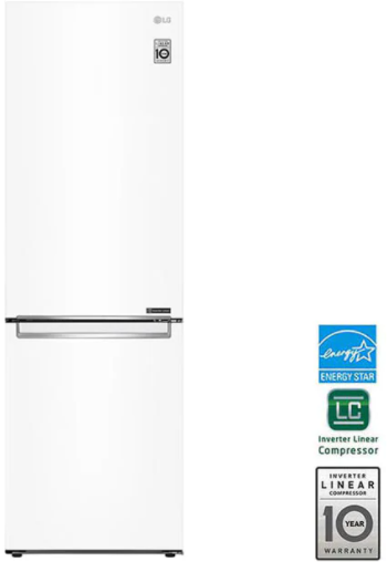 LG 11.9 Cu. Ft. White Bottom Freezer Refrigerator 2