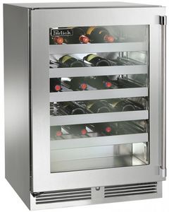 Perlick® Marine Signature Glass/Stainless Steel 24" Panel Ready Wine Reserve