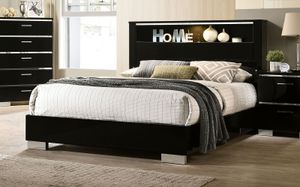 Furniture of America® Carlie Black King Bed