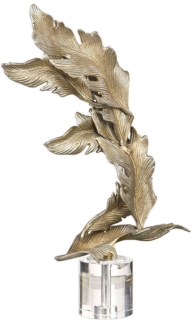 Uttermost® by Billy Moon Fall Leaves Champagne Sculpture-1