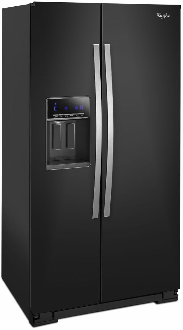 Whirlpool® 26.0 Cu. Ft. Side-By-Side Refrigerator-Black Ice 1