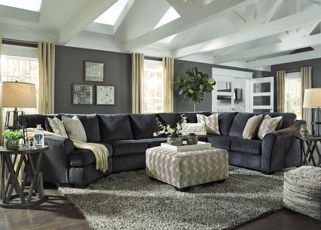 Signature Design by Ashley® Eltmann 4-Piece Slate Sectional with Cuddler 16