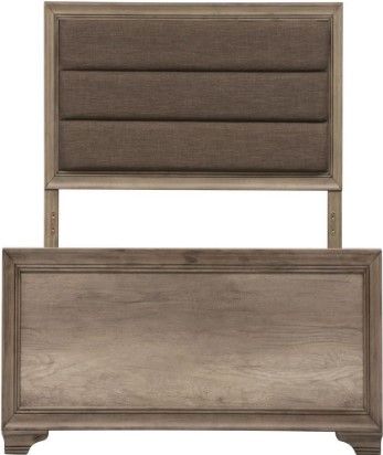 Liberty Sun Valley Sandstone Upholstered Twin Youth Bed-1