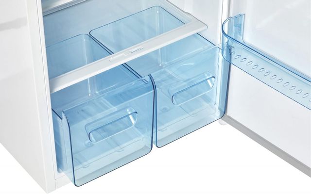 Unique® Appliances 13.0 Cu. Ft. White Counter Depth Freestanding Top Freezer Refrigerator 6