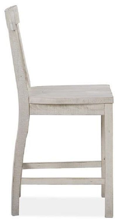 Magnussen® Home Bellamy Alabaster Counter Height Chair 3