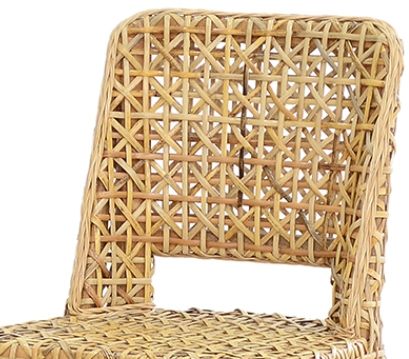 A & B Home Natural Woven Side Chair-1
