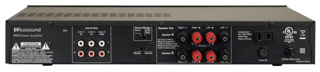 Russound® Two-Channel Dual Source Amplifier 1