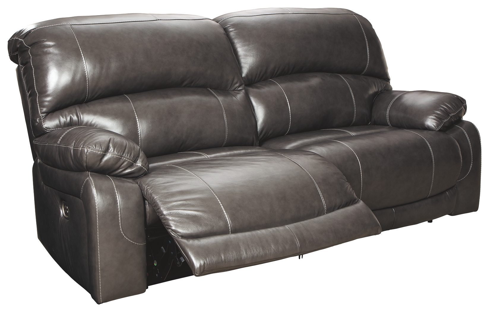 Signature Design by Ashley® Hallstrung Gray 2 Seat Reclining Power Sofa