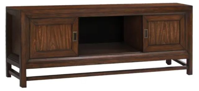 Legends Furniture Inc. Branson Two-Toned Rustic Buckeye 74" TV Console