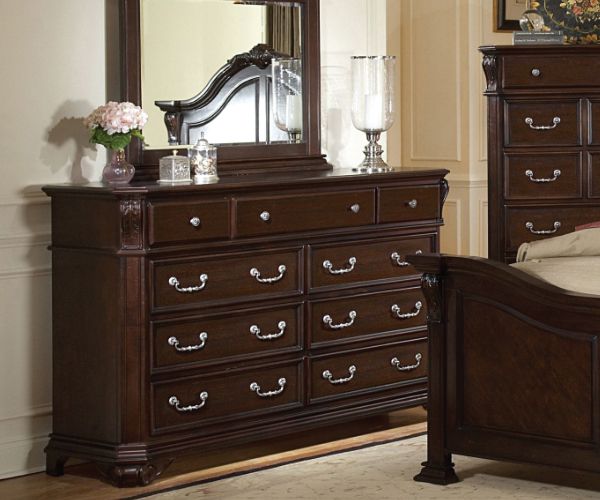 New Classic® Home Furnishings Emilie Tudor Brown Dresser-0