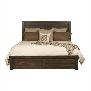 Samuel Lawrence Furniture Ruff Hewn Queen Panel Bed