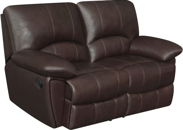 Coaster® Clifford 3 Piece Chocolate Reclining Living Room Set 9