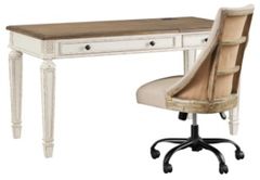  Signature Design by Ashley® Realyn 2-Piece Brown/White Home Office Set