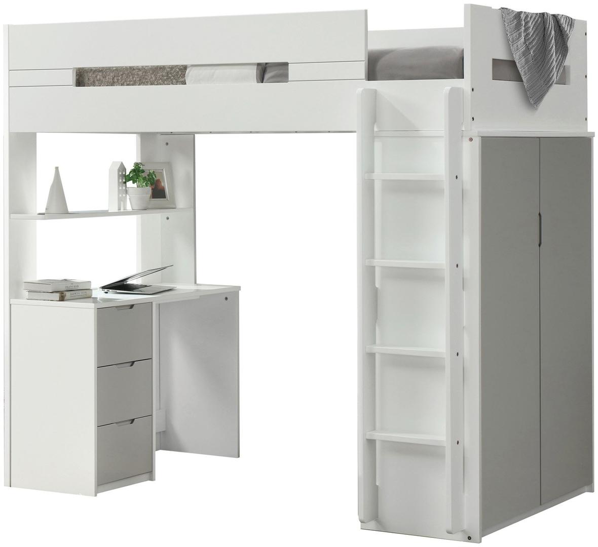 loft bed desk acme