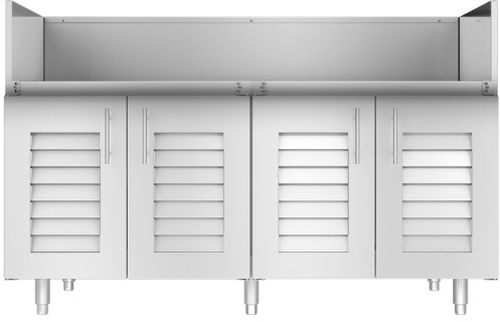 Kalamazoo™ Grill Head 54" Stainless Steel Base Cabinet with Louvered Doors