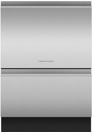 Fisher & Paykel Series 7 24" DishDrawer™ Stainless Steel Double Drawer Dishwasher