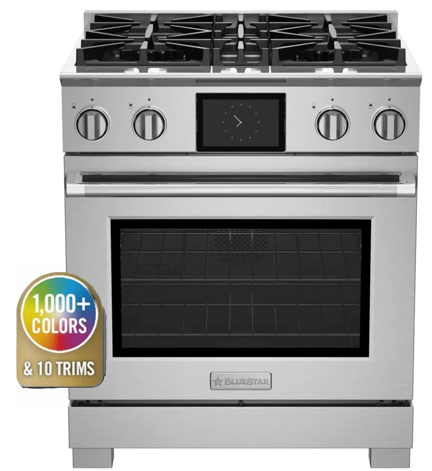 BlueStar® 30" Standard RAL Color Freestanding Dual Fuel Range | B & B ...