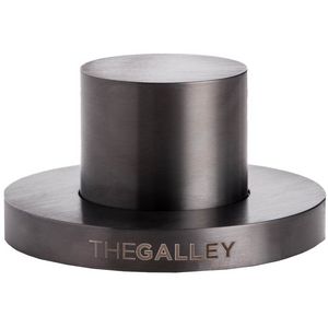 The Galley Ideal Deck Switch in PVD Satin Black Stainless Steel