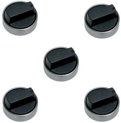 W10231704 by Whirlpool - Cooktop Burner Control Knob Kit, Stainless Steel