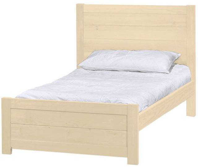 Crate Designs™ Furniture WildRoots Unfinished 43" Twin Extra-long Youth Panel Bed