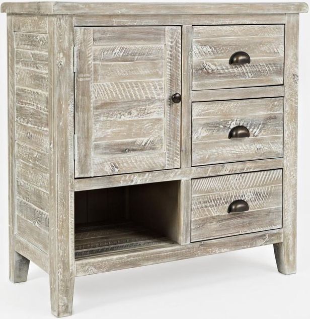 Jofran Inc. Artisan's Craft Washed Gray Accent Chest