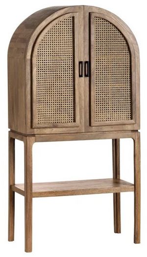 Crestview Collection Biscayne Stained Bar Cabinet