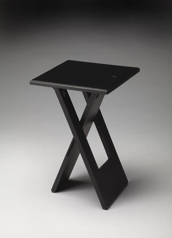 Butler Specialty Company Hammond Black Folding Table 1