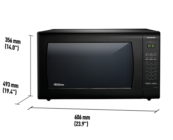 Panasonic Genius® Inverter® 2.2 Cu. Ft. Black Countertop Microwave 1
