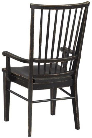 Kincaid Furniture Mill House Anvil Black Cooper Arm Chair 1