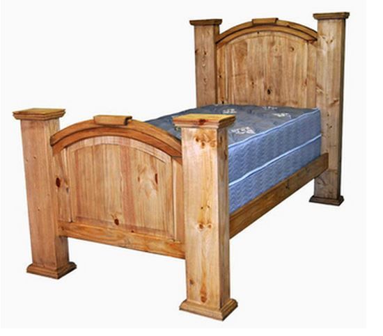 Million Dollar Rustic Twin Mansion Bed