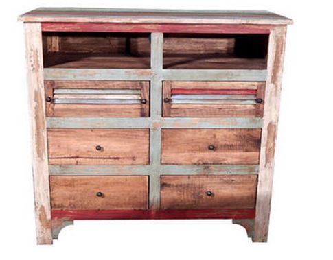 Million Dollar Rustic Louvered TV Chest