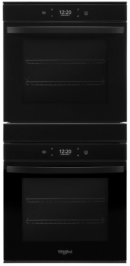 Whirlpool® 24" Black Double Electric Wall Oven