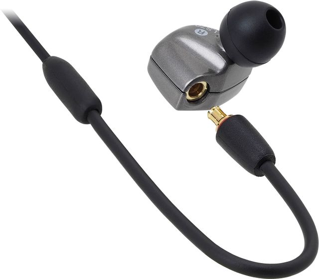 Audio-Technica® Gray In-Ear Headphones 1