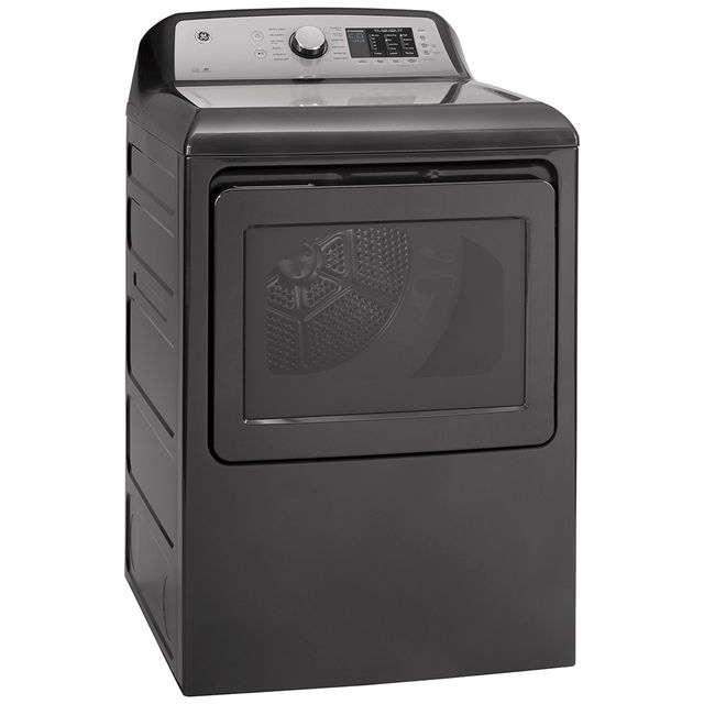 GE® 7.4 Cu. Ft. Diamond Gray Front Load Electric Dryer 3