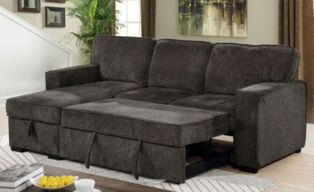 Furniture of America® Ines Dark Gray Sectional 1