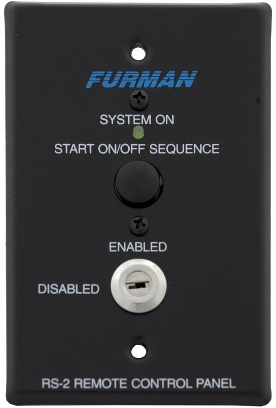 Furman® RS-2 Key Switched Remote System Control Panel
