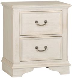 Liberty Furniture Bayside Antique White Youth Bedroom 2 Drawer Nightstand