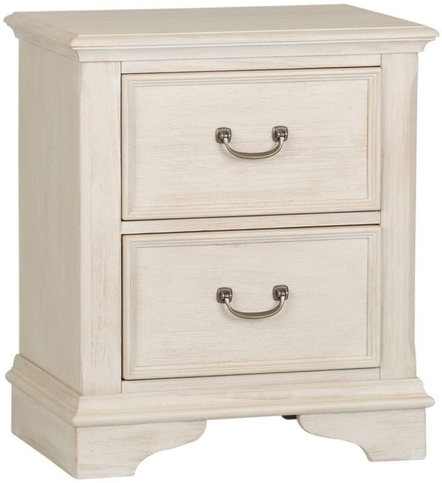 Liberty Furniture Bayside Antique White Youth Bedroom 2 Drawer Nightstand-0