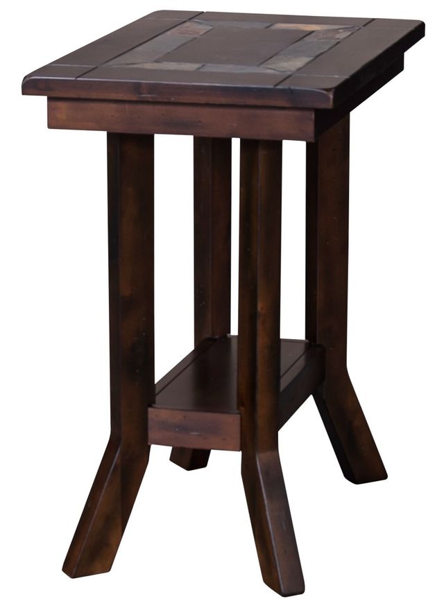 Sunny Designs™ Santa Fe Dark Chocolate Chair Side Table-1