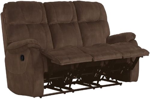 Parker House® Cooper Shadow Brown Manual Triple Reclining Sofa
