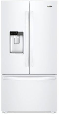 Whirlpool® 24 Cu. Ft. Counter Depth French Door Refrigerator-White