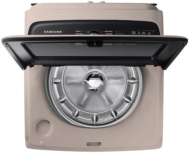 Samsung 5.2 Cu. Ft. Champagne Top Load Washer 8
