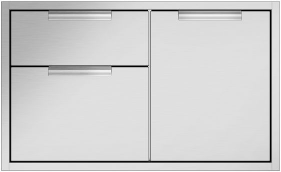 DCS 35.94" Brushed Stainless Steel Bulit In Access Drawers 0