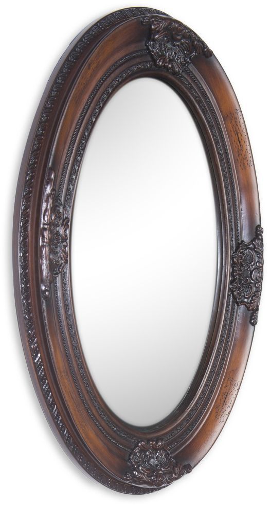 Renwil® Cherry Chelsea Oval Mirror 2