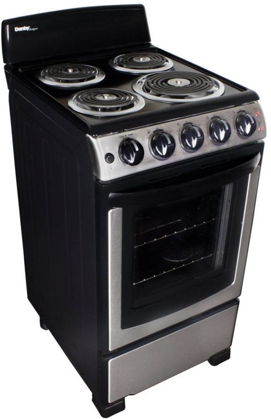 Danby® 20" Stainless Steel Free Standing Electric Range-1